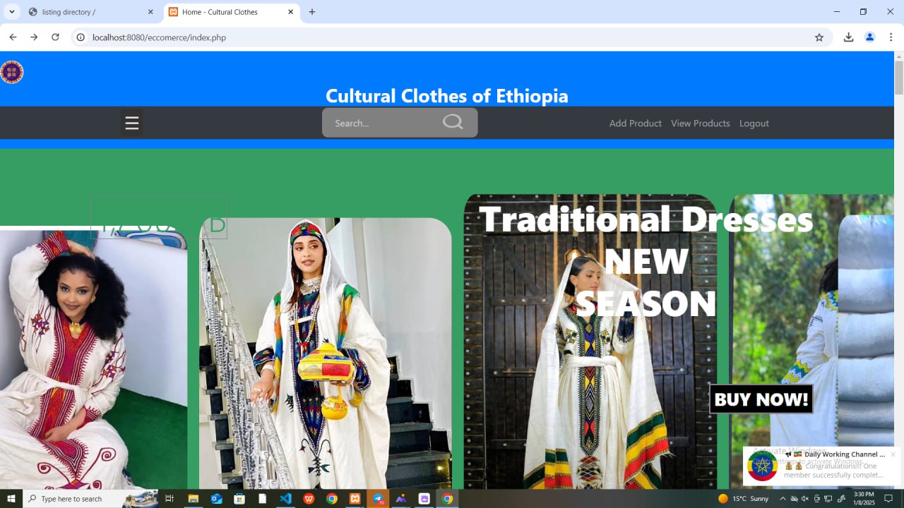CulturalCloth online shope